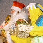 Всемирный слет Дедов Морозов на празднике ГУП Водоканал СПб